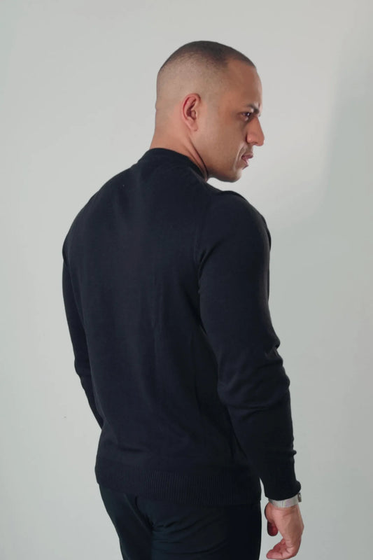 Suéter Masculino Premium Nero Texture Preto
