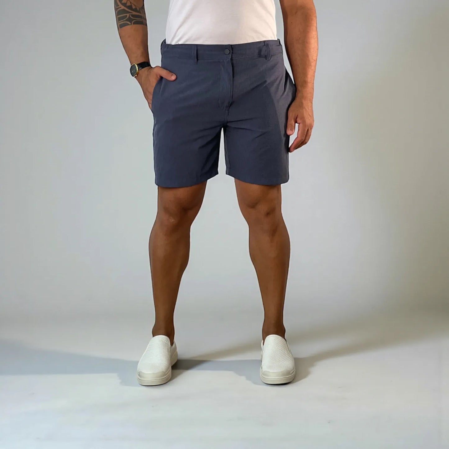 Bermuda Masculina Premium Riviera Marine Azul Marinho