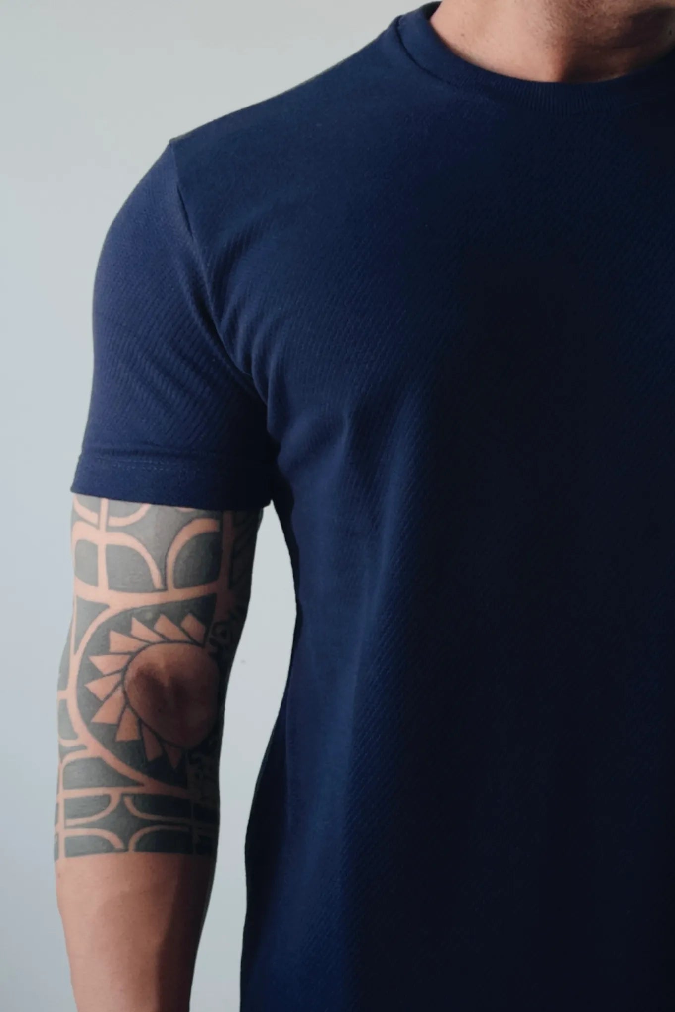 Camiseta Premium Masculina Tricô Mariner Azul Marinho