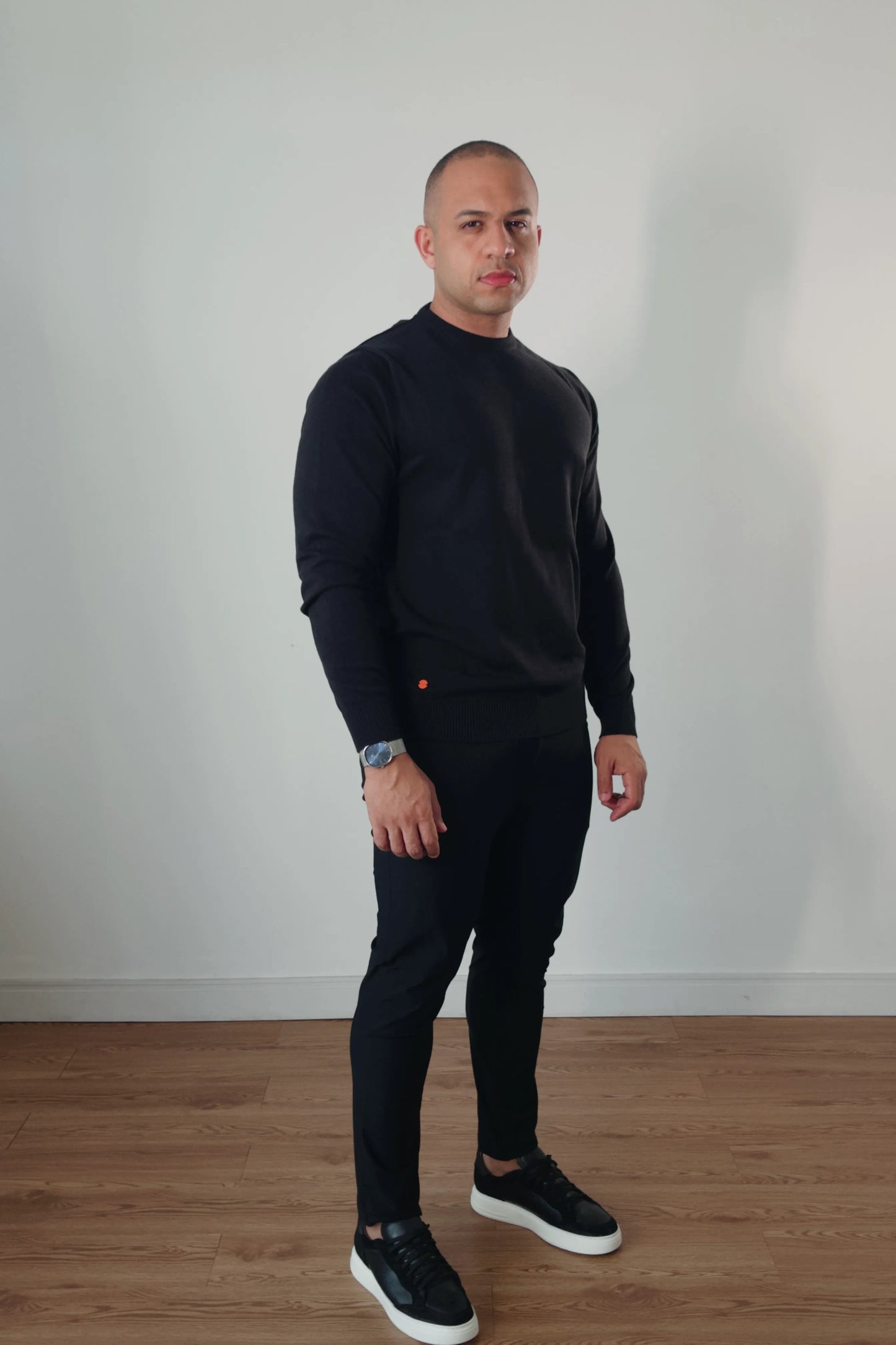 Suéter Masculino Premium Nero Texture Preto