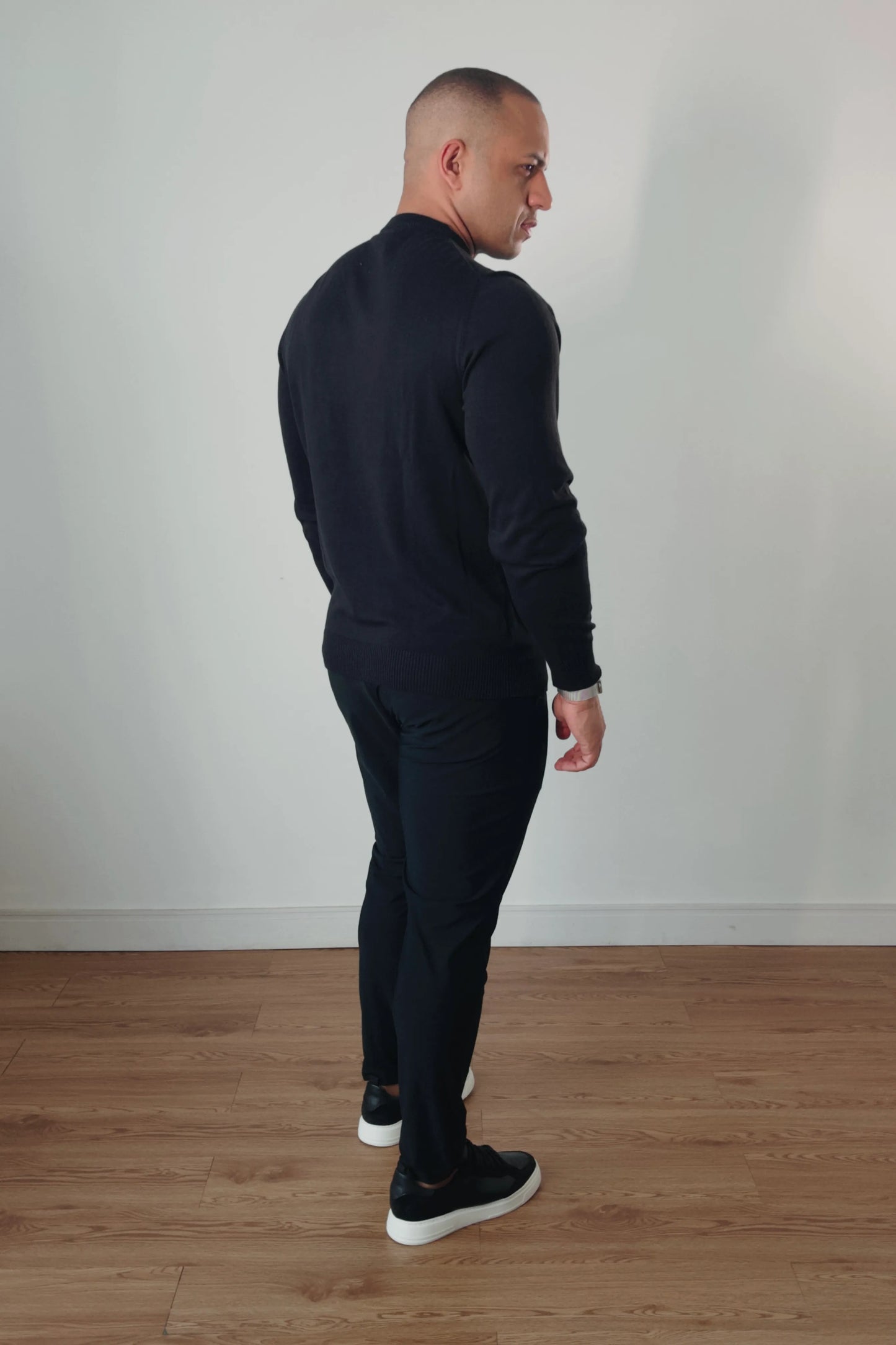 Suéter Masculino Premium Nero Texture Preto