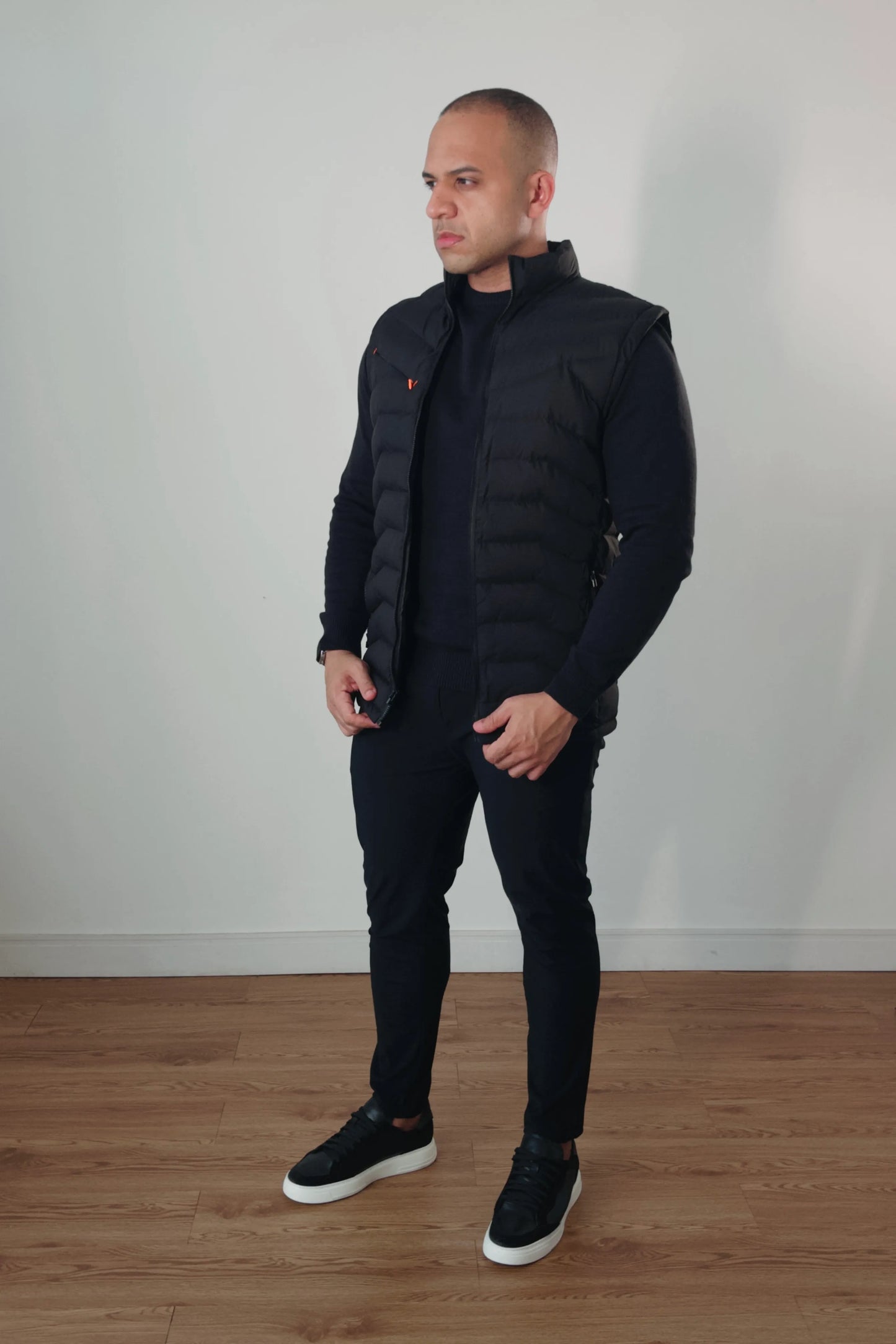 Colete Puffer Masculino Premium Imperiale Preto