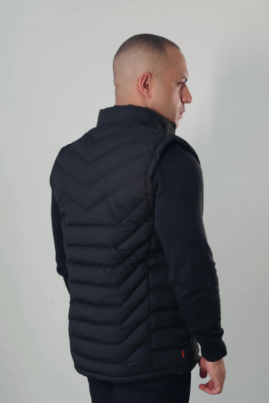 Colete Puffer Masculino Premium Imperiale Preto