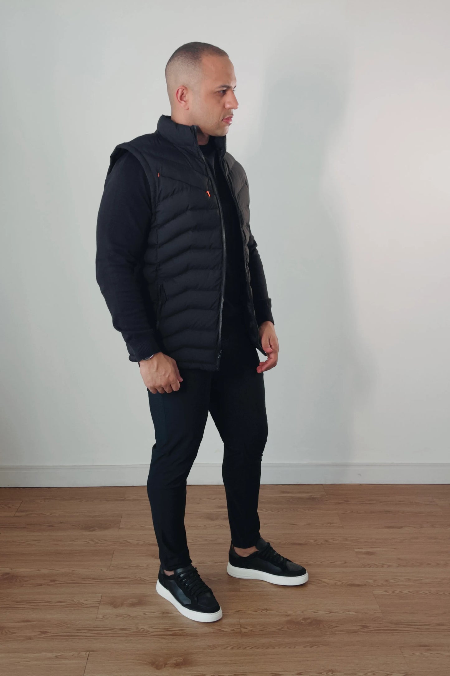 Colete Puffer Masculino Premium Imperiale Preto