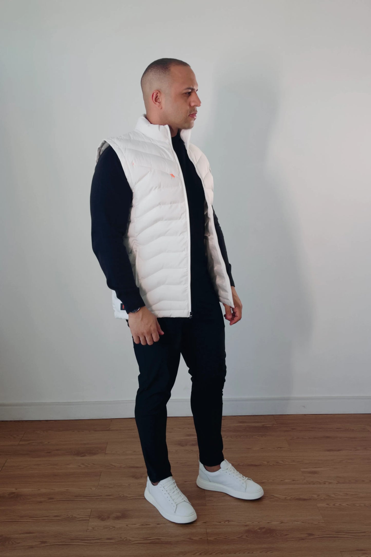 Colete Puffer Masculino Premium Imperiale Off-White