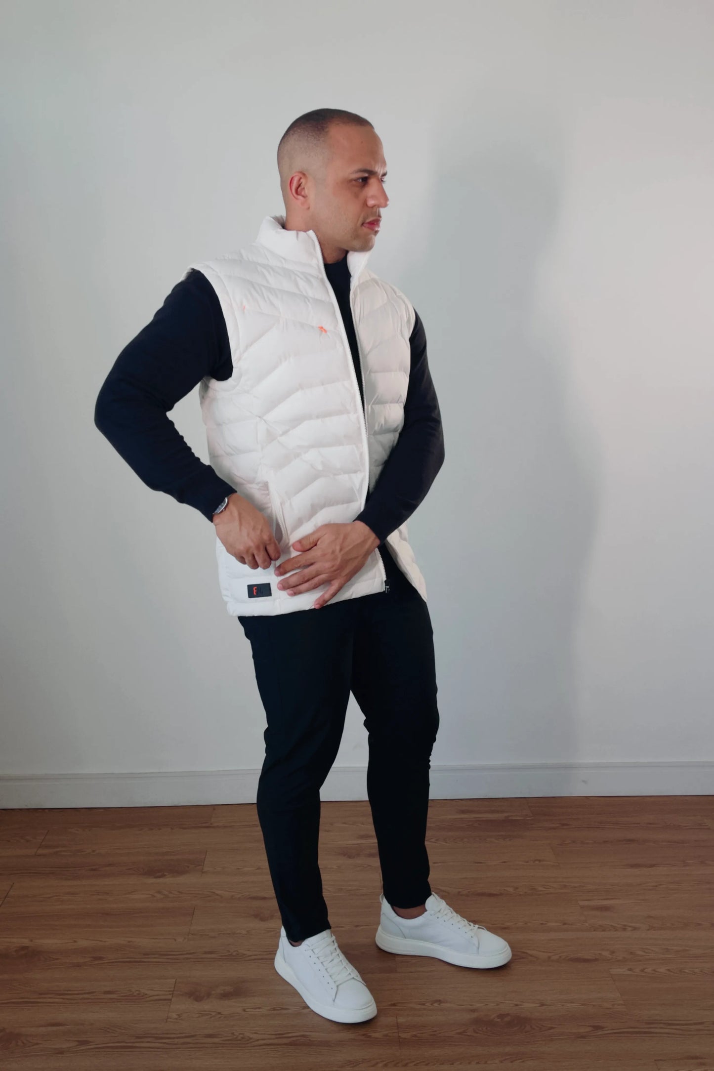 Colete Puffer Masculino Premium Imperiale Off-White