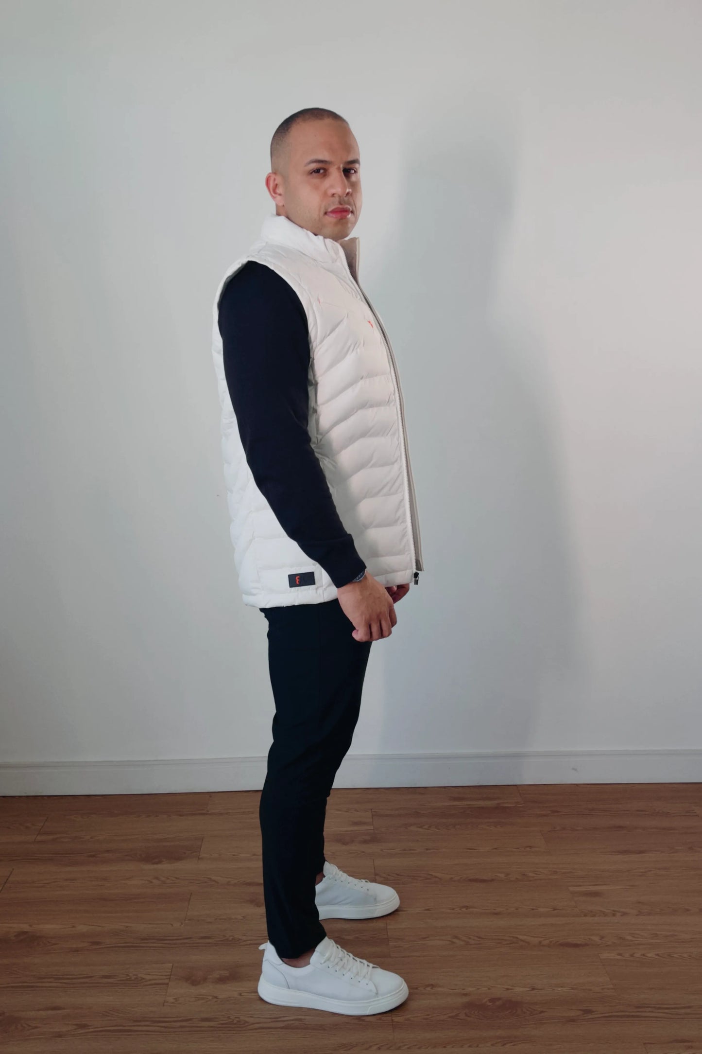 Colete Puffer Masculino Premium Imperiale Off-White