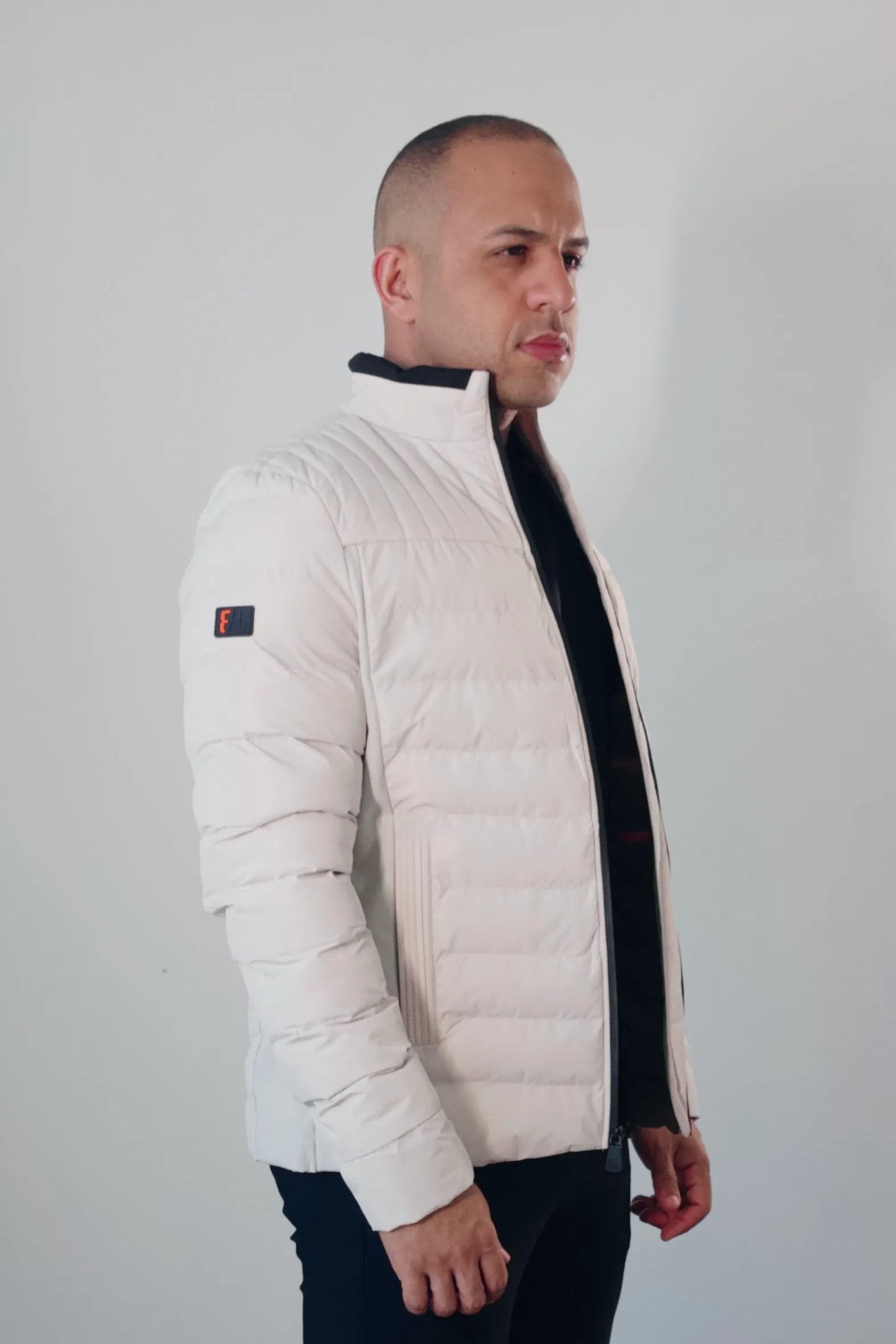 Jaqueta Puffer Imperial Off-White Premium Masculina