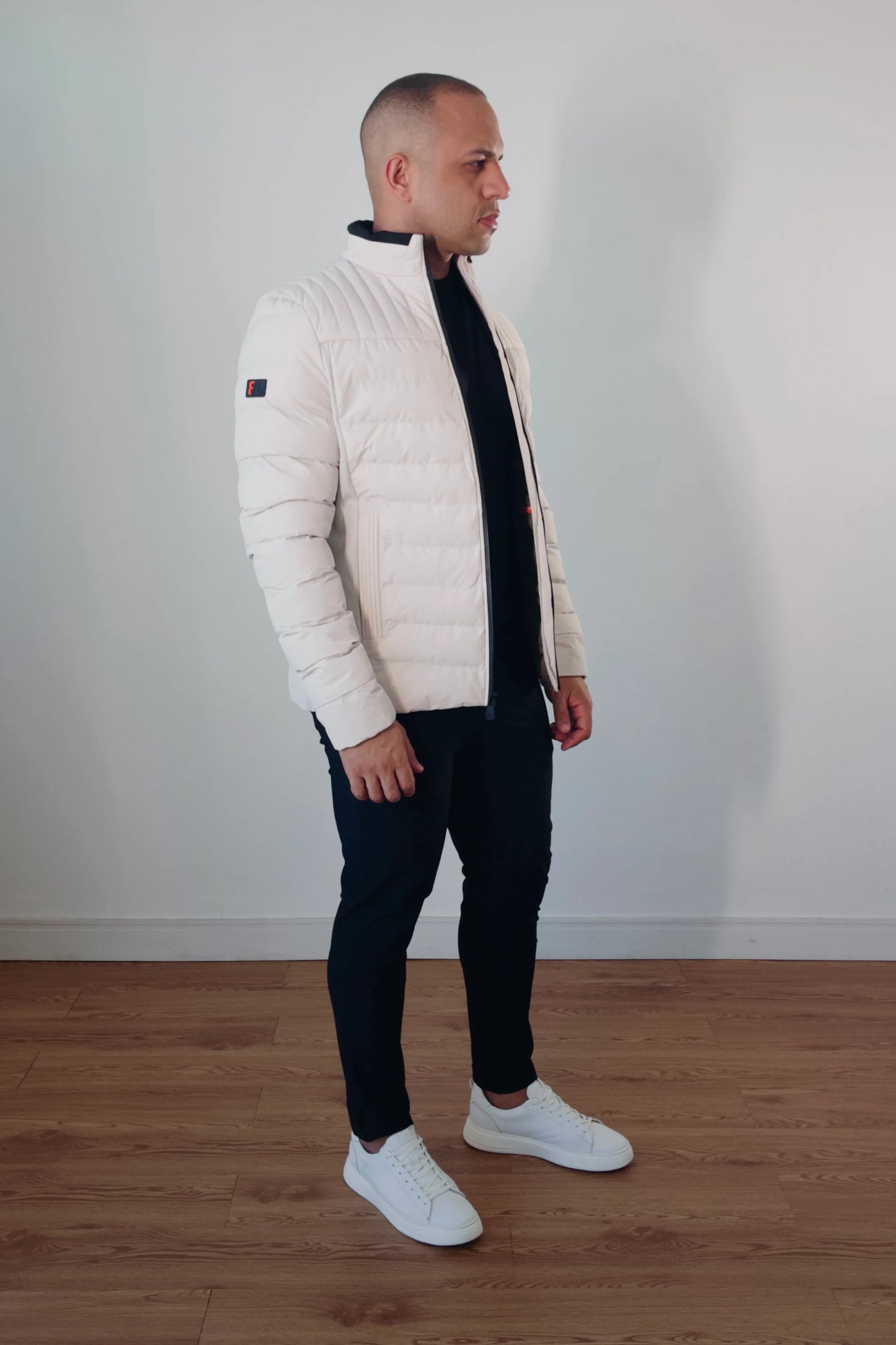 Jaqueta Puffer Imperial Off-White Premium Masculina
