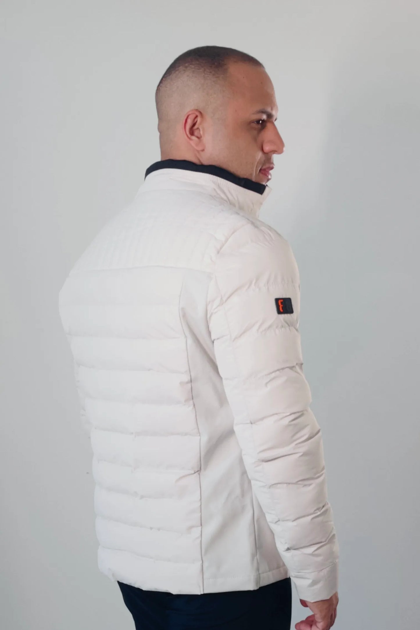 Jaqueta Puffer Imperial Off-White Premium Masculina