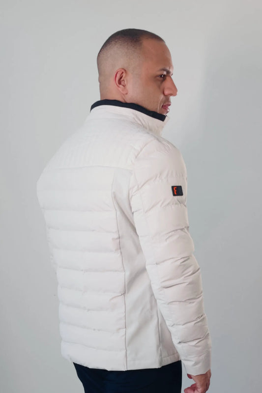 Jaqueta Puffer Imperial Off-White Premium Masculina