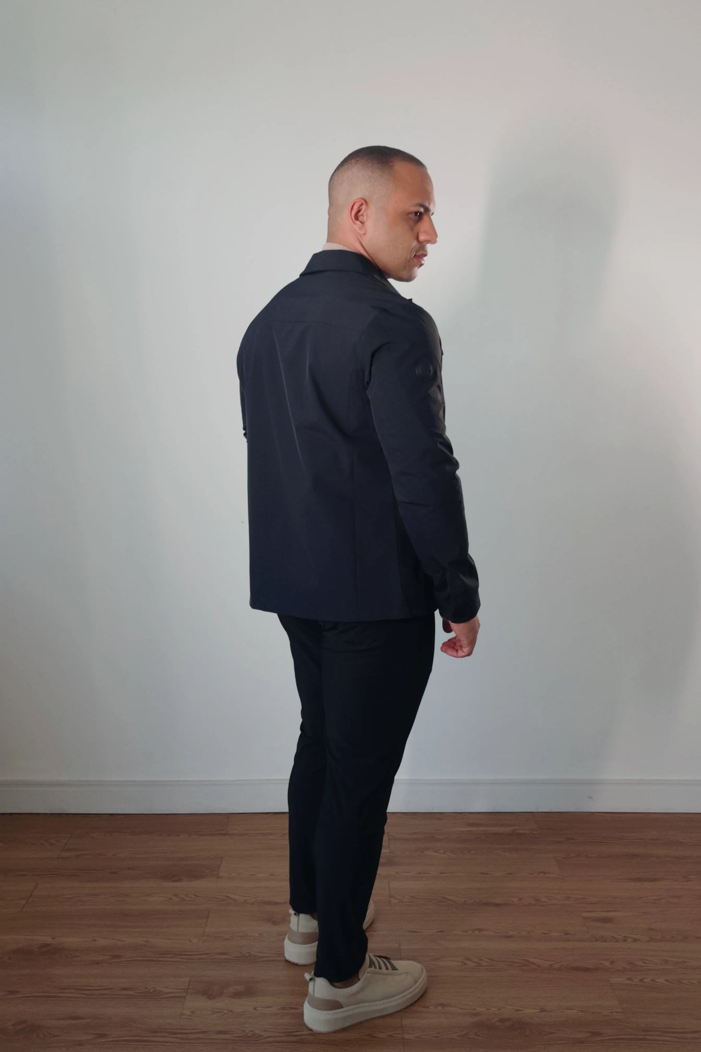 Overshirt Masculina Premium Milano Magnet Preta