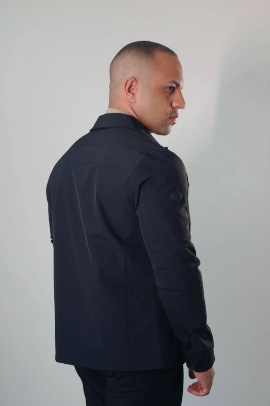 Overshirt Masculina Premium Milano Magnet Preta