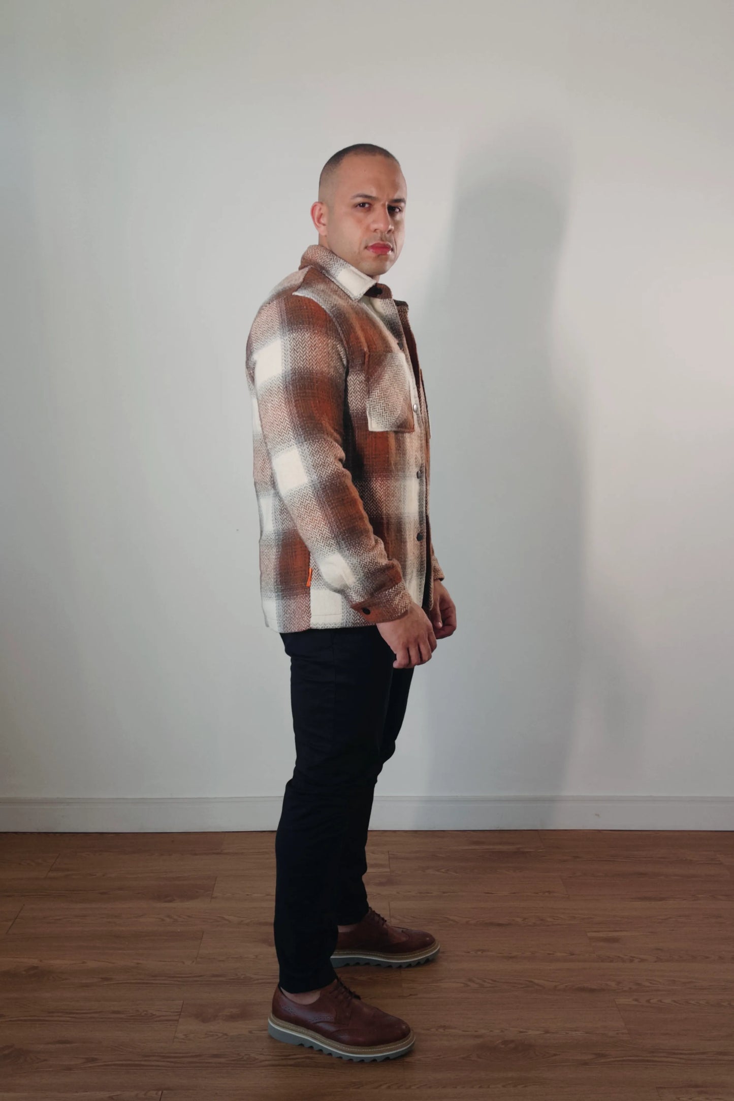 Jaqueta Overshirt Aspen Sherpa Xadrez Premium