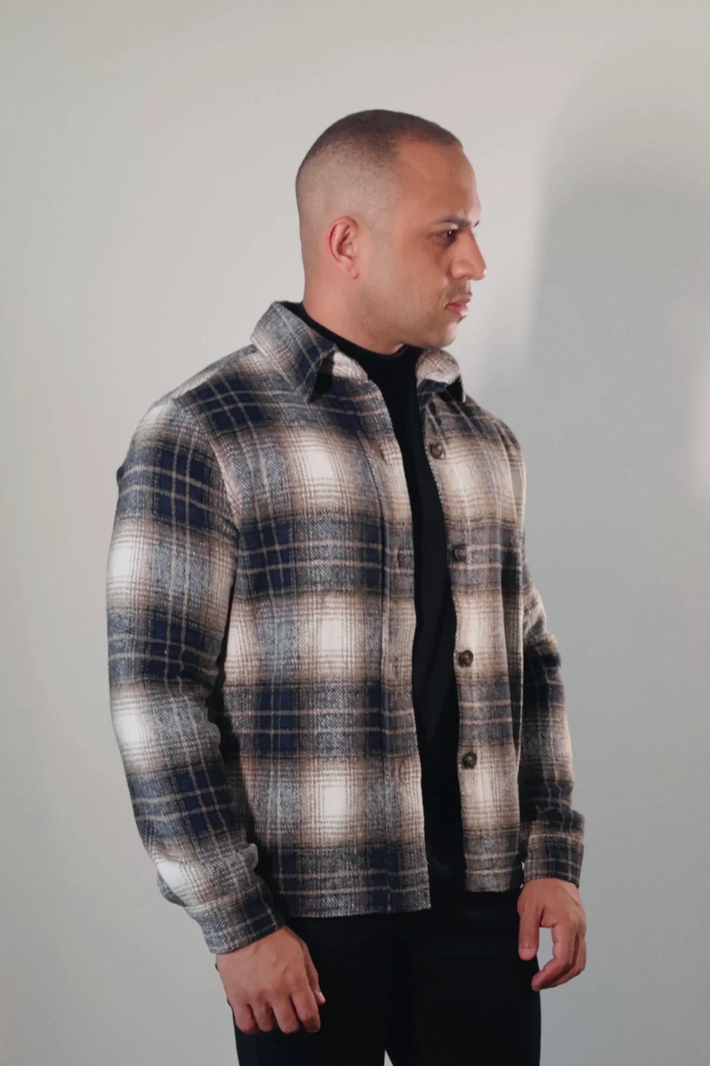 Jaqueta Overshirt Windsor Ranch Xadrez Premium Masculina