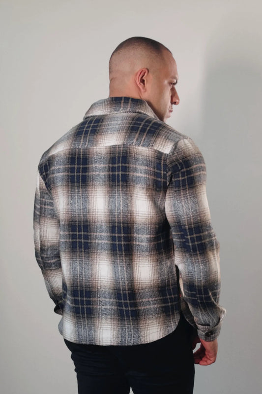 Jaqueta Overshirt Windsor Ranch Xadrez Premium Masculina
