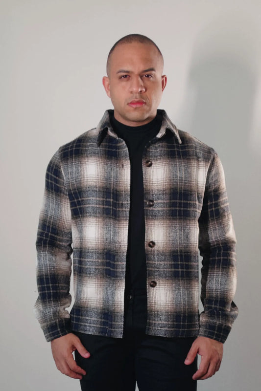 Jaqueta Overshirt Windsor Ranch Xadrez Premium Masculina