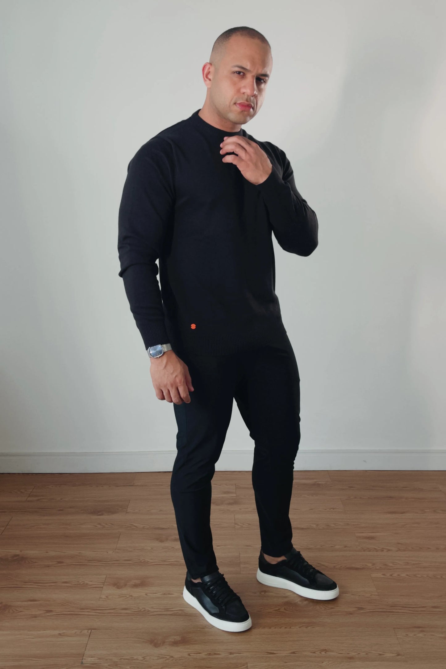 Suéter Masculino Premium Nero Texture Preto